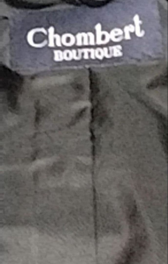 美品●Chombert●サガミンク●シェアード●コート●銀サガ●ネーム刺繍なし