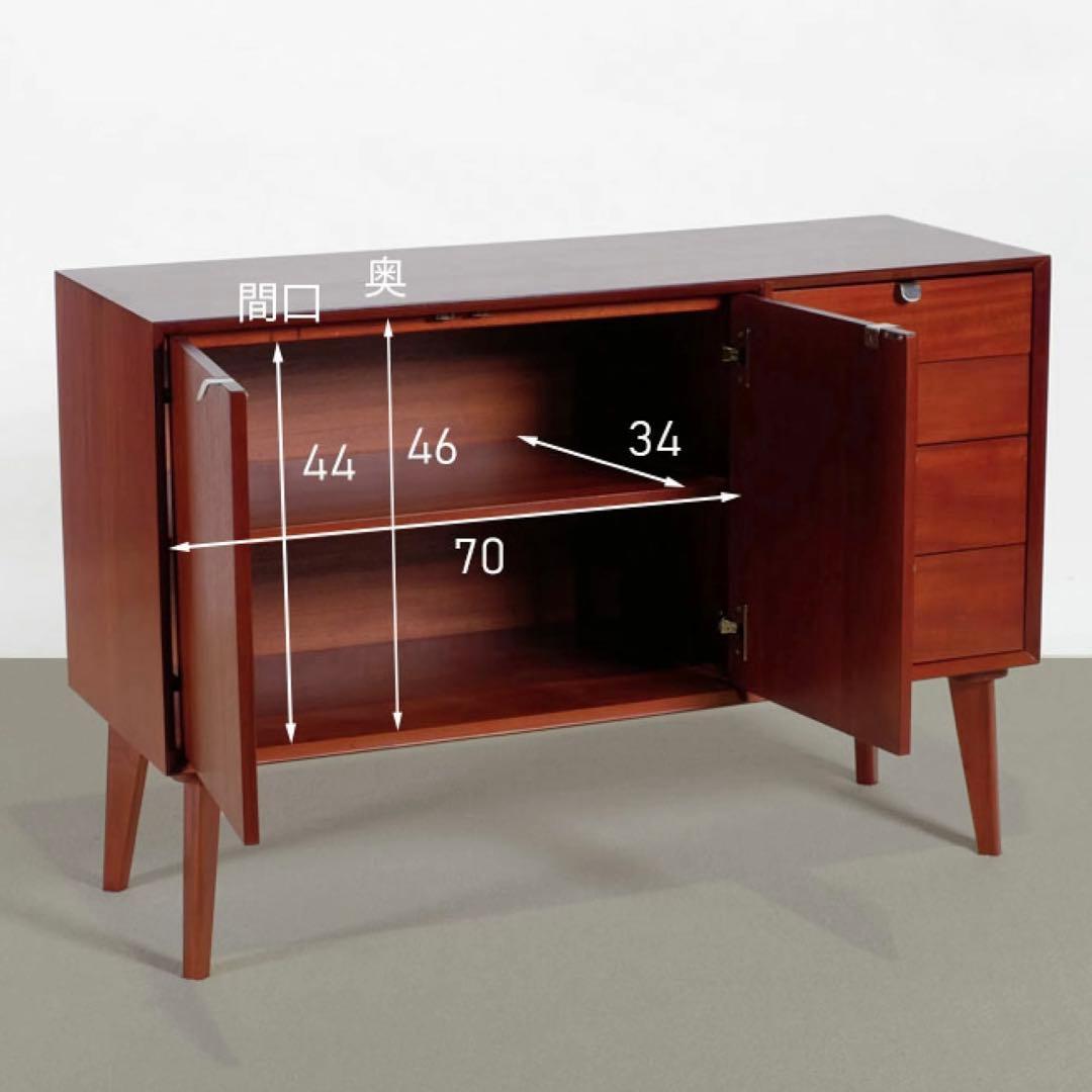 B 新品 リビングボード キャビネット 収納 北欧 サイドボード 本棚 書斎