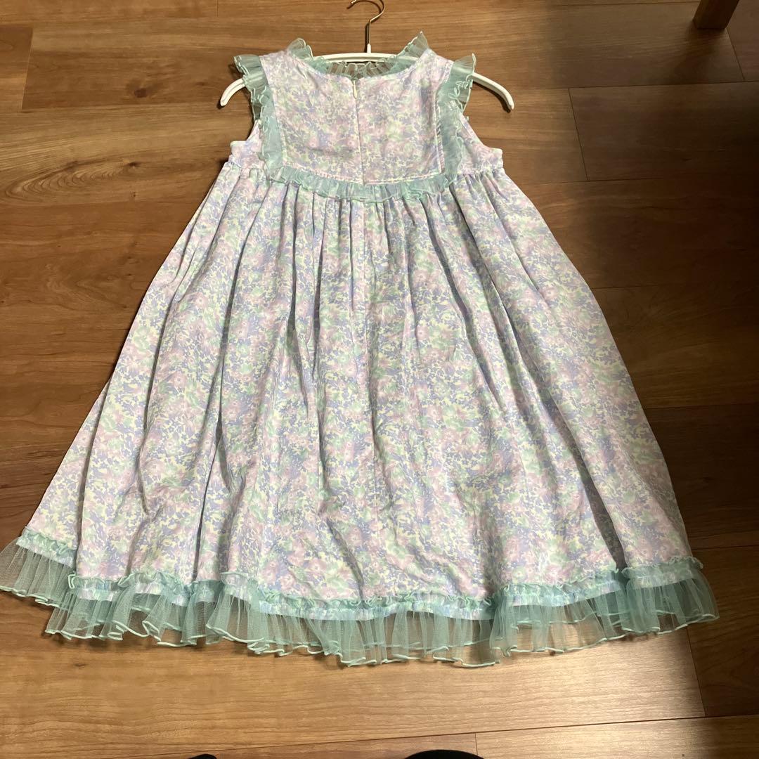 送料込 fafa CANDICE ワンピース 140 パステルフラワー