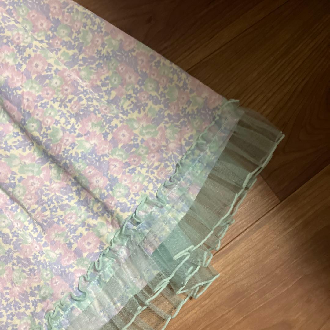 送料込 fafa CANDICE ワンピース 140 パステルフラワー