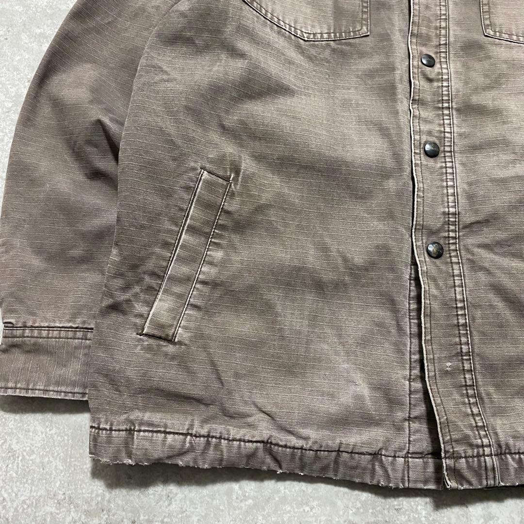 Carhartt ワークジャケット 中綿 フェード M ブラウン