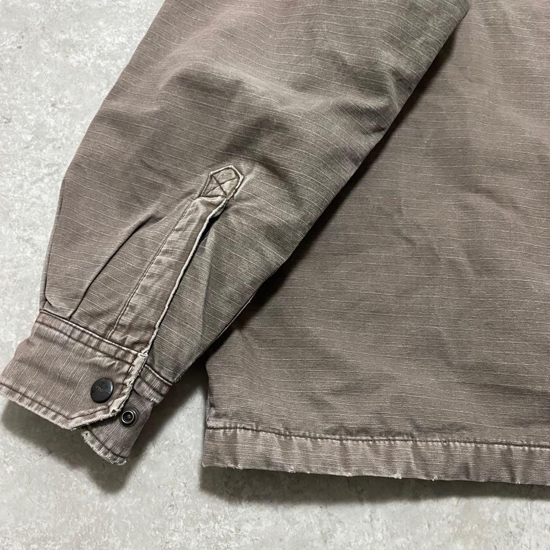 Carhartt ワークジャケット 中綿 フェード M ブラウン