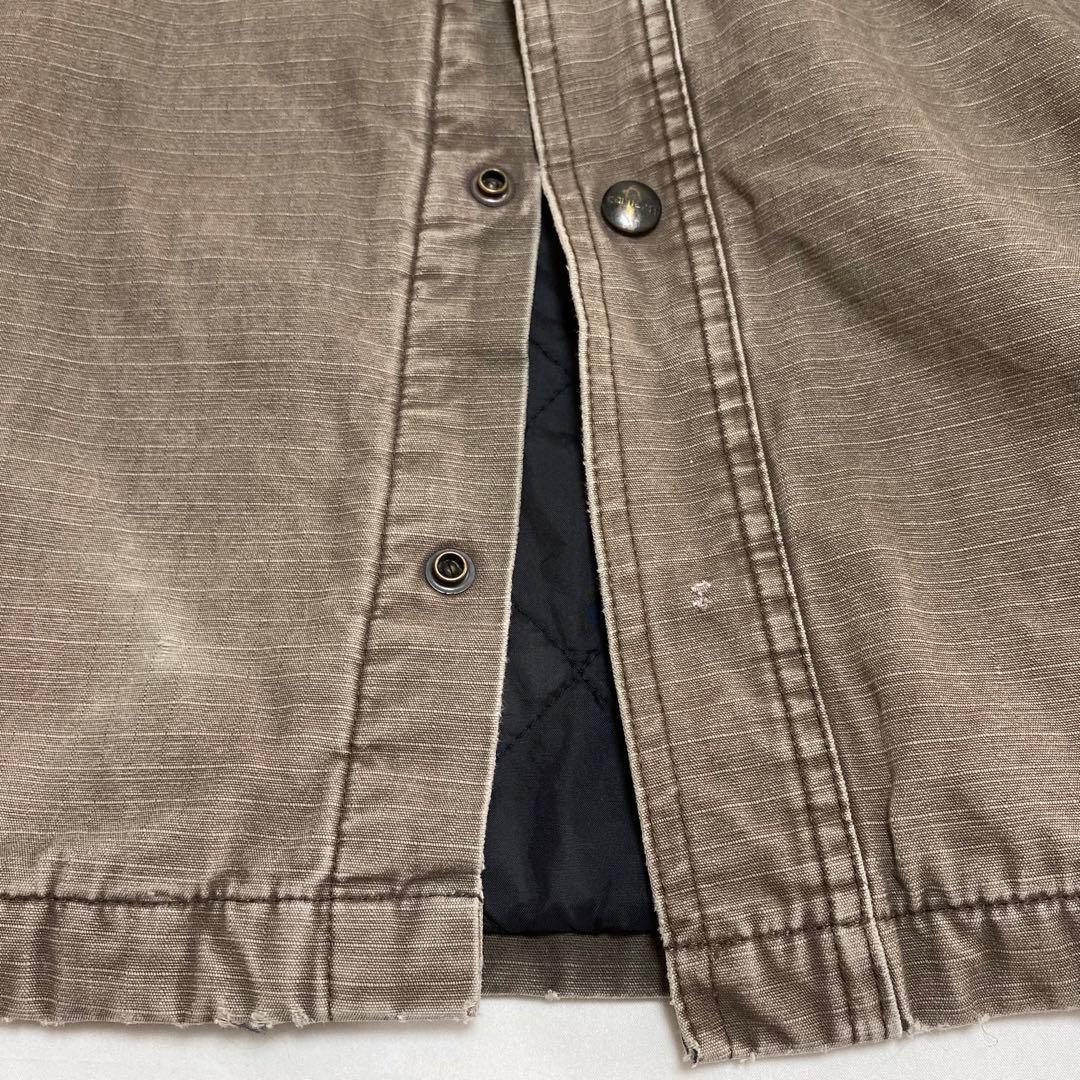 Carhartt ワークジャケット 中綿 フェード M ブラウン