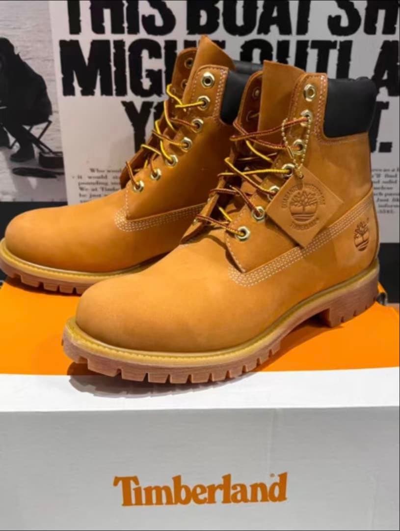 Timberland 防水ワークブーツ ブラウン