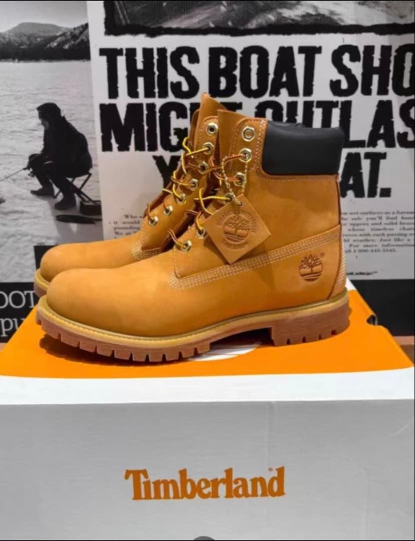 Timberland 防水ワークブーツ ブラウン