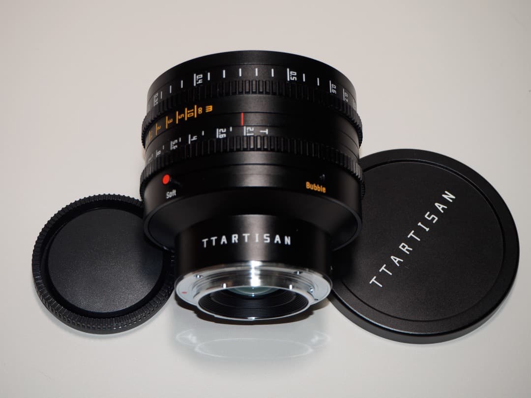 TTArtisan 35mm T2.1 Eマウント　バブルソフトモード切り替え