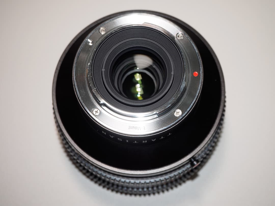 TTArtisan 35mm T2.1 Eマウント　バブルソフトモード切り替え