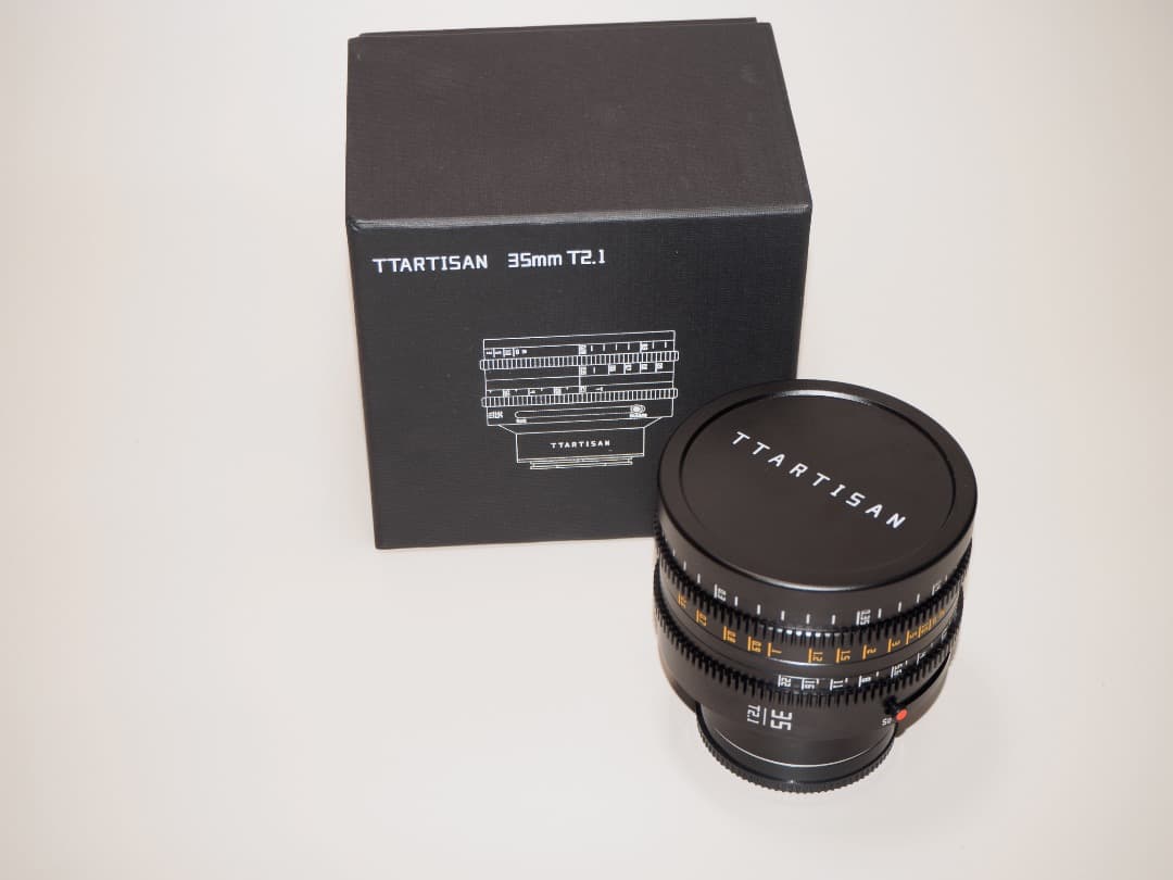 TTArtisan 35mm T2.1 Eマウント　バブルソフトモード切り替え