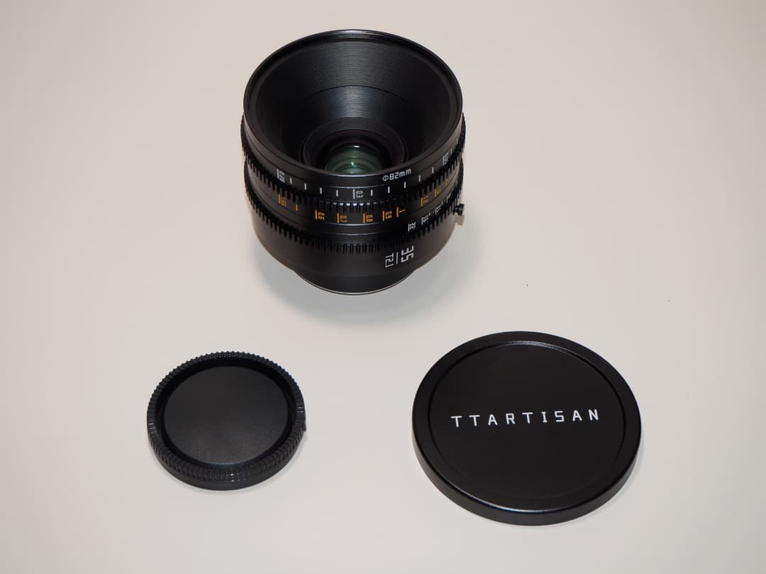 TTArtisan 35mm T2.1 Eマウント　バブルソフトモード切り替え