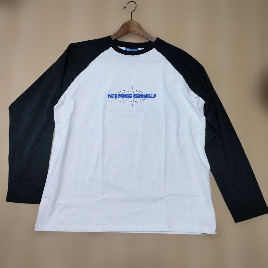 KINGGNU　セントラル　 ロゴプリント 長袖Tシャツ XLサイズ