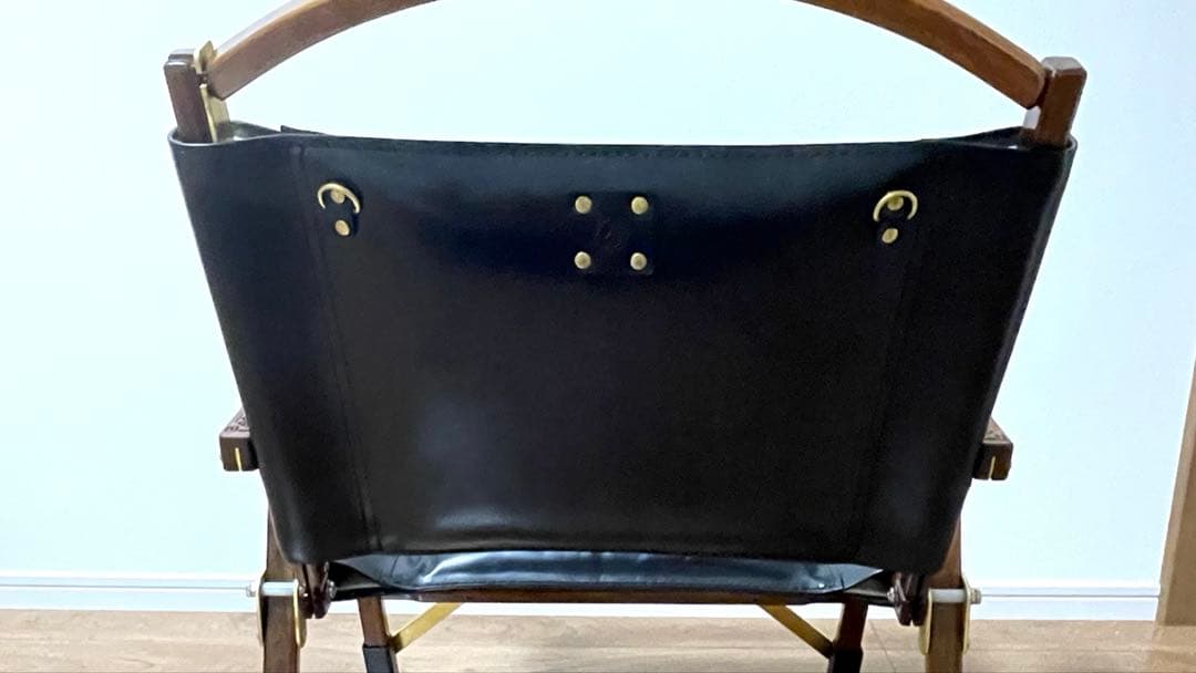 ピノワークス　カーミットチェア用 レザークッション（ブラック）