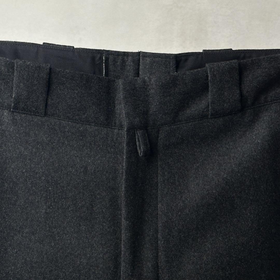 パンツ COMOLI WOOL FLANNEL PANTS