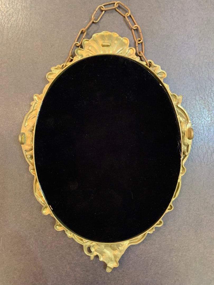 ☆未使用品☆エンジェル　壁掛けミラー アンティーク調