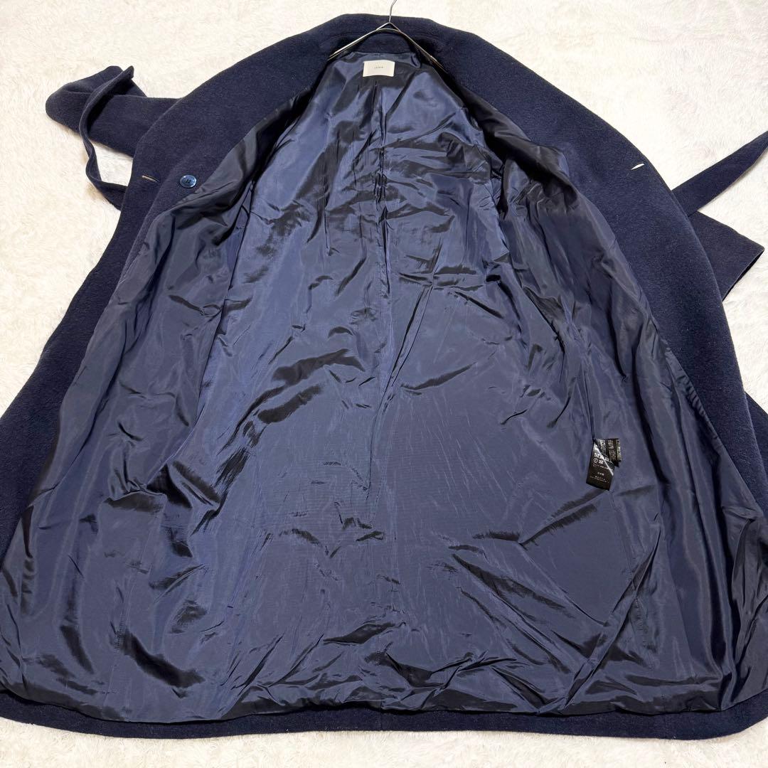 近年モデル✨ IENA ダブルブレスト ベルテッド ロングコート アルパカ