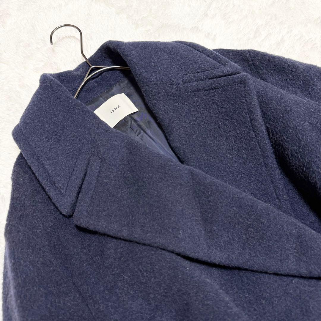 近年モデル✨ IENA ダブルブレスト ベルテッド ロングコート アルパカ