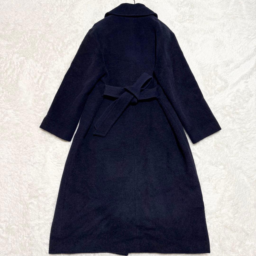 近年モデル✨ IENA ダブルブレスト ベルテッド ロングコート アルパカ