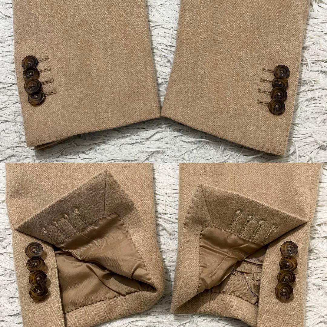 ✨美品✨タリアトーレ×ブリッラ　ジャケット　ヘリンボーン　ベビーキャメル　46