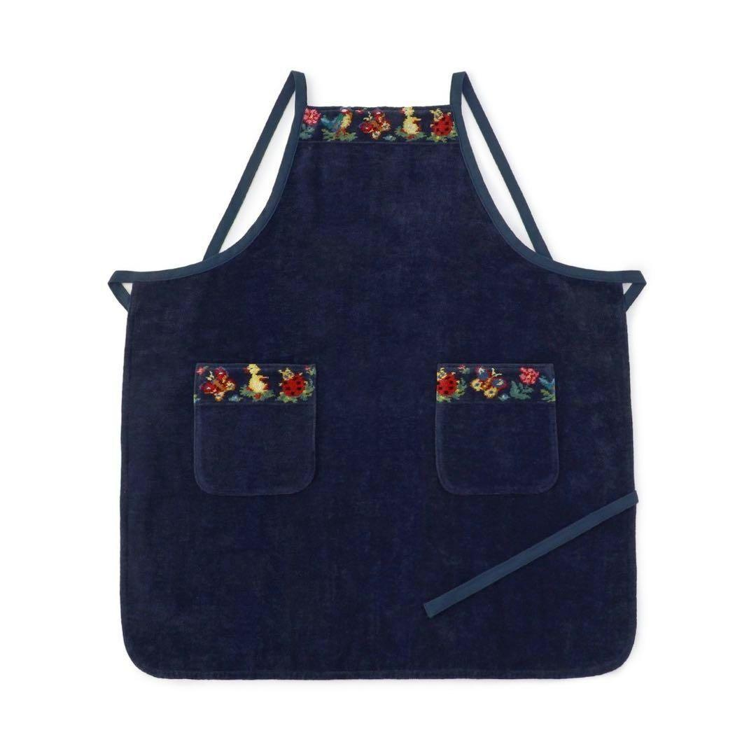 学校フェイラー　ネイビー　エプロン