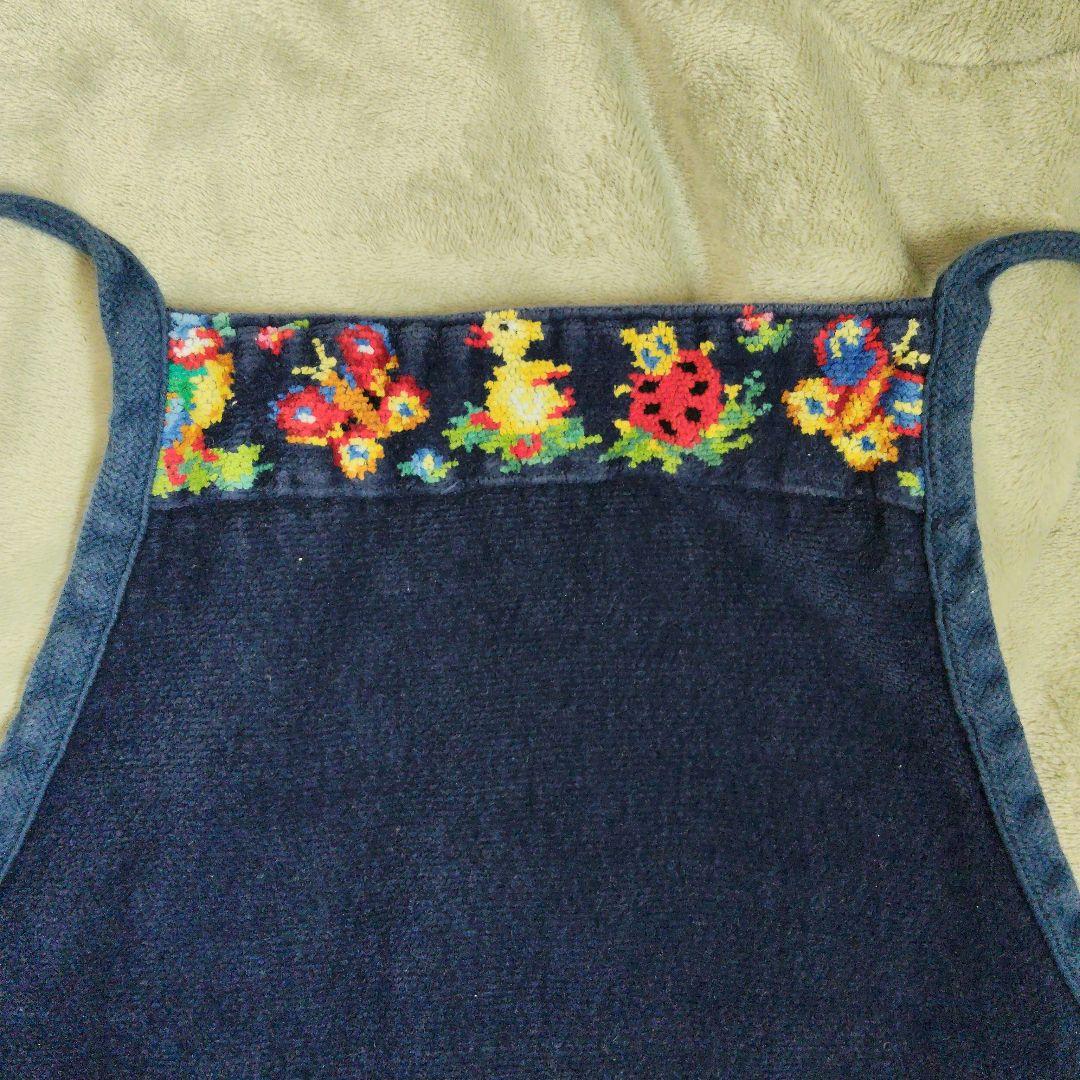 学校フェイラー　ネイビー　エプロン