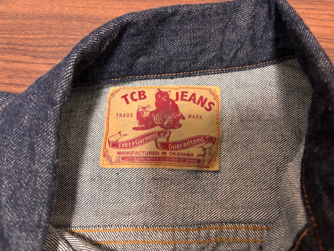 TCB Jeans 50'sデニムジャケット2nd SIZE 40