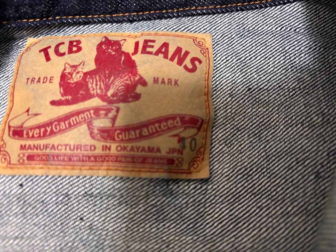 TCB Jeans 50'sデニムジャケット2nd SIZE 40