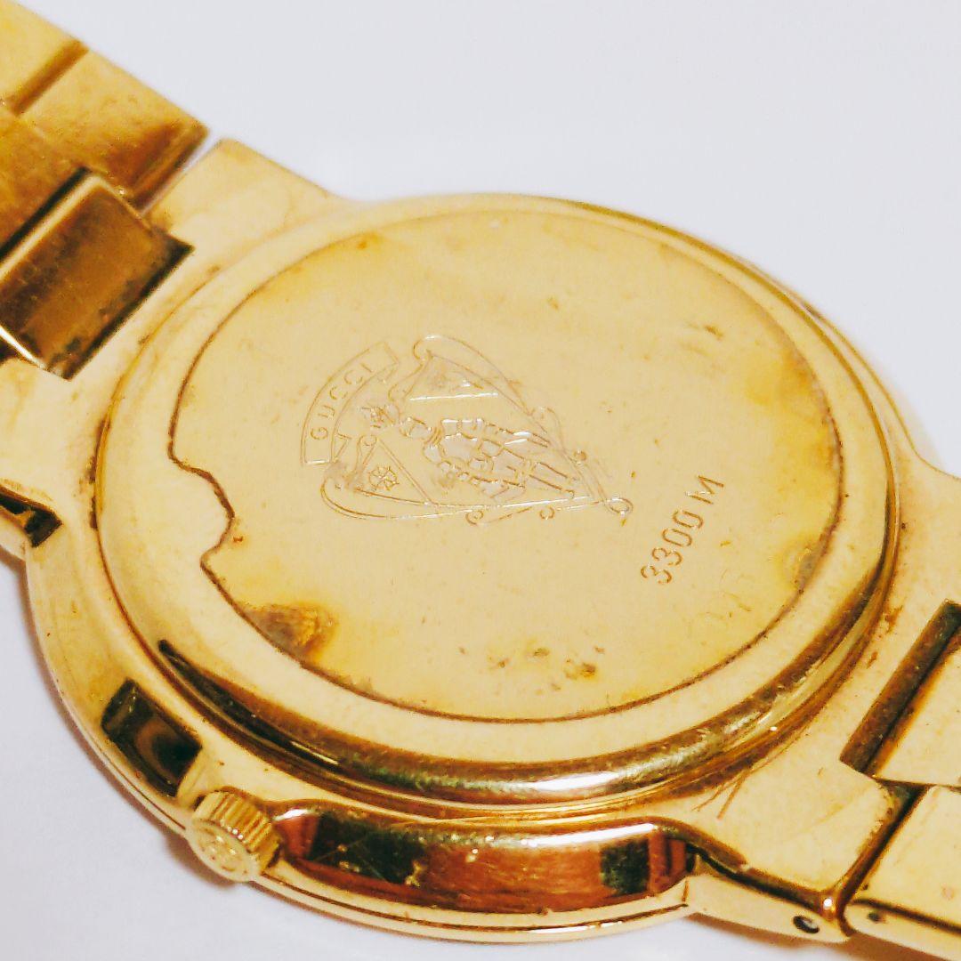 GUCCI グッチ ローマンベゼル レディース クォーツ 腕時計 3300M