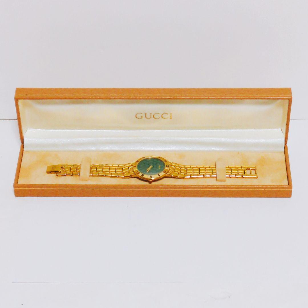 GUCCI グッチ ローマンベゼル レディース クォーツ 腕時計 3300M