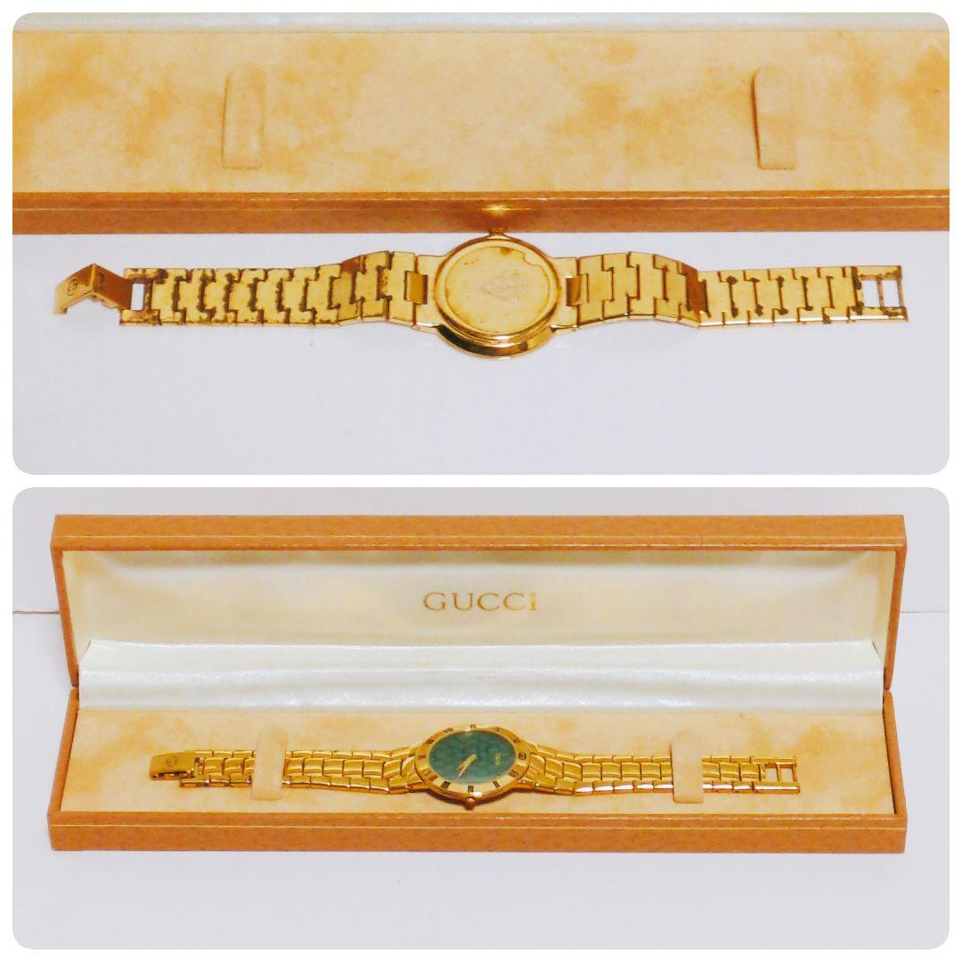 GUCCI グッチ ローマンベゼル レディース クォーツ 腕時計 3300M