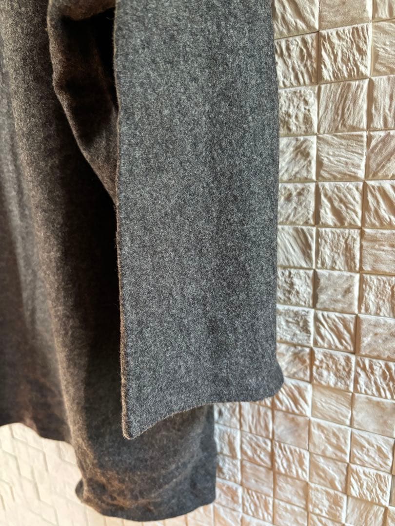 ババグーリ Babaghuri ダークグレー タートルネック チュニック