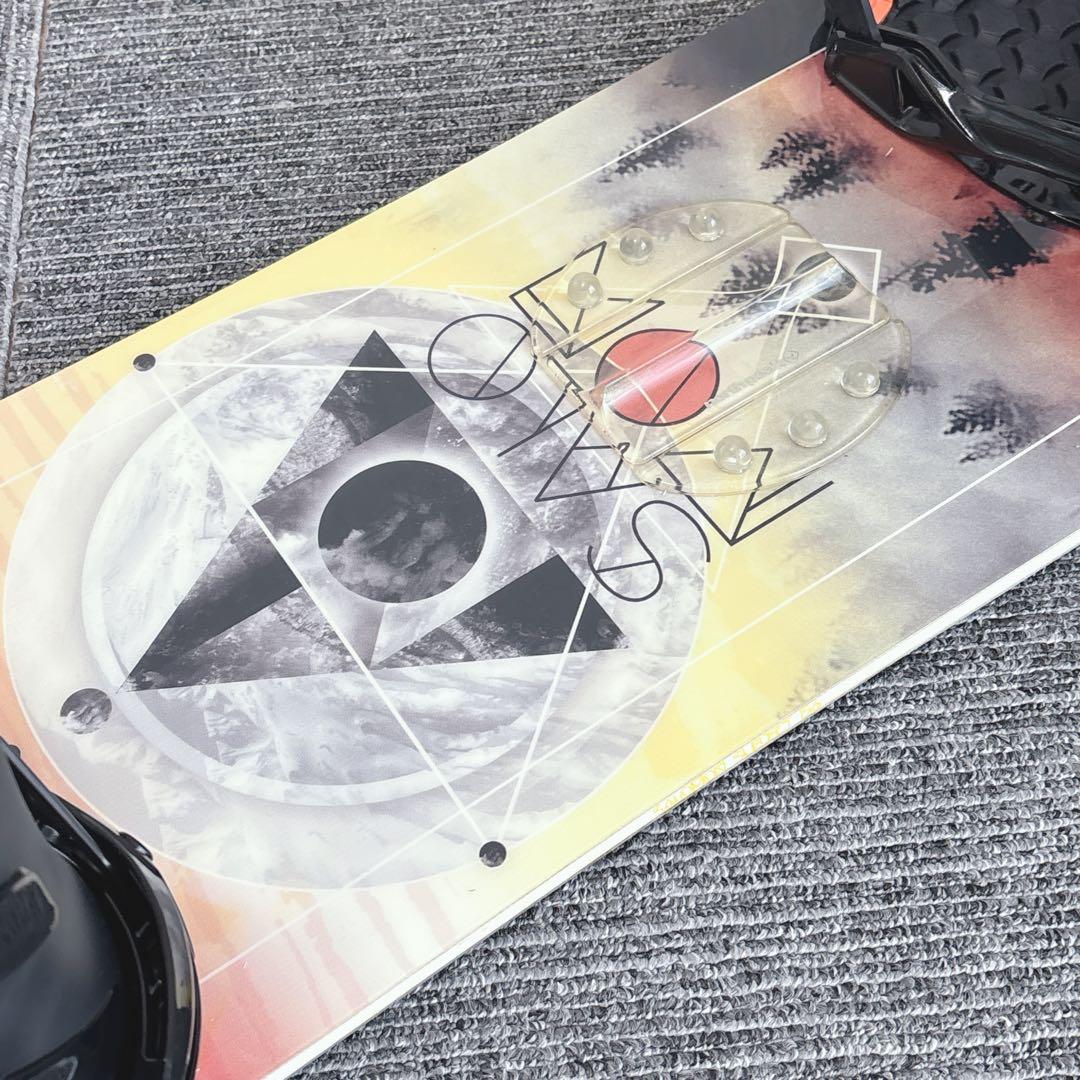 34美品❗️超豪華❗️サロモン メンズスノーボードセット★スノボ156cm+ビン付