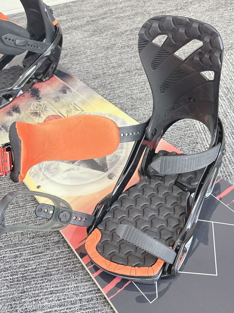 34美品❗️超豪華❗️サロモン メンズスノーボードセット★スノボ156cm+ビン付