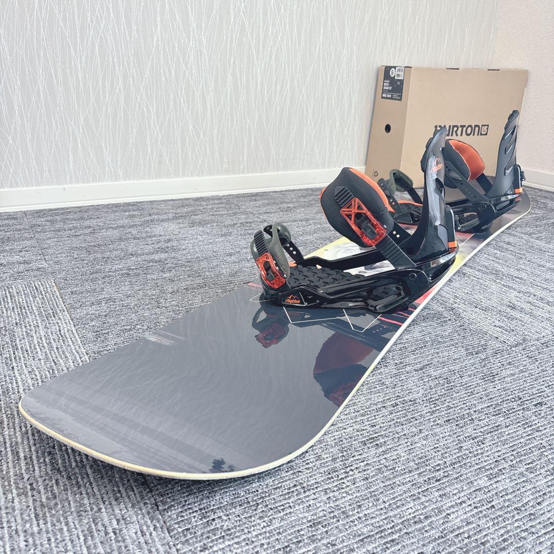 34美品❗️超豪華❗️サロモン メンズスノーボードセット★スノボ156cm+ビン付