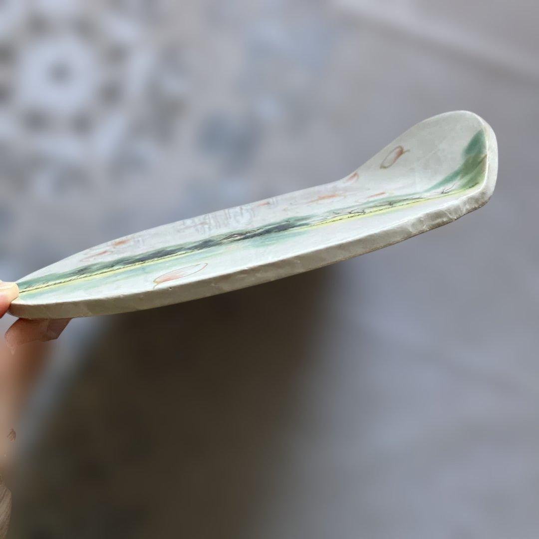 千*香様 京焼 清水焼 陶葊 陶あん 桜絵 陶板 お皿