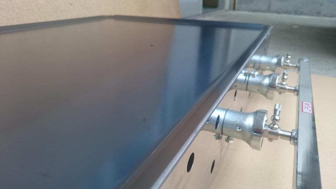 鉄板焼き　ガスグリドル　２台セット　送料無料　未使用品　厚さ６ミリ鉄板