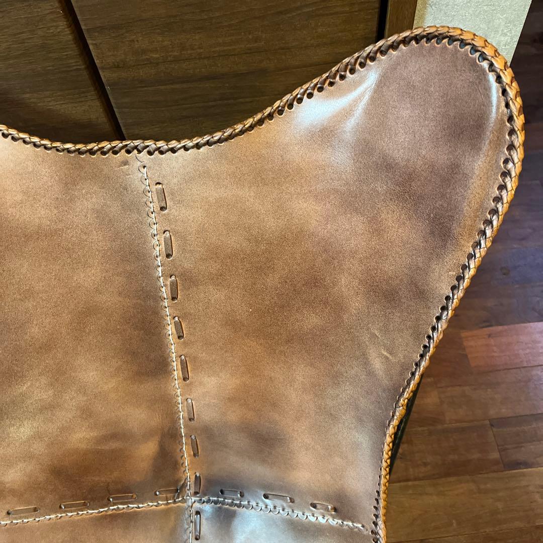 バタフライチェア　レザーチェア アンティーク ヴィンテージ