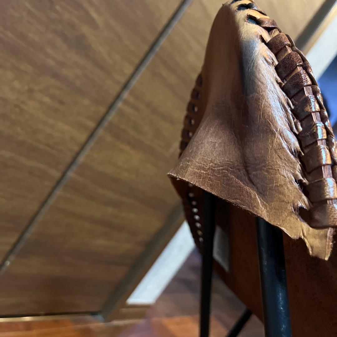 バタフライチェア　レザーチェア アンティーク ヴィンテージ