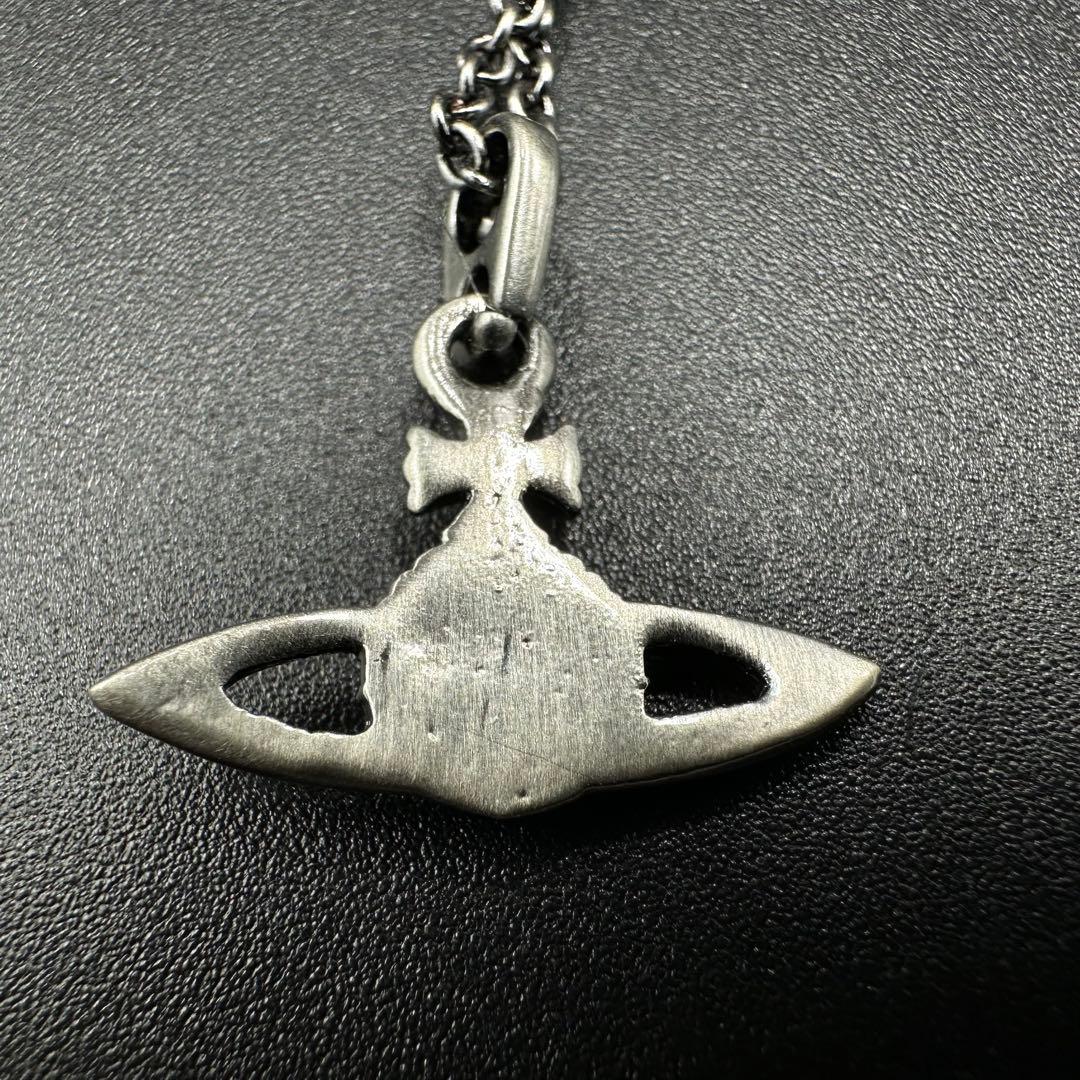 Vivienne Westwood ネックレス シルバー ブラック色 r8182