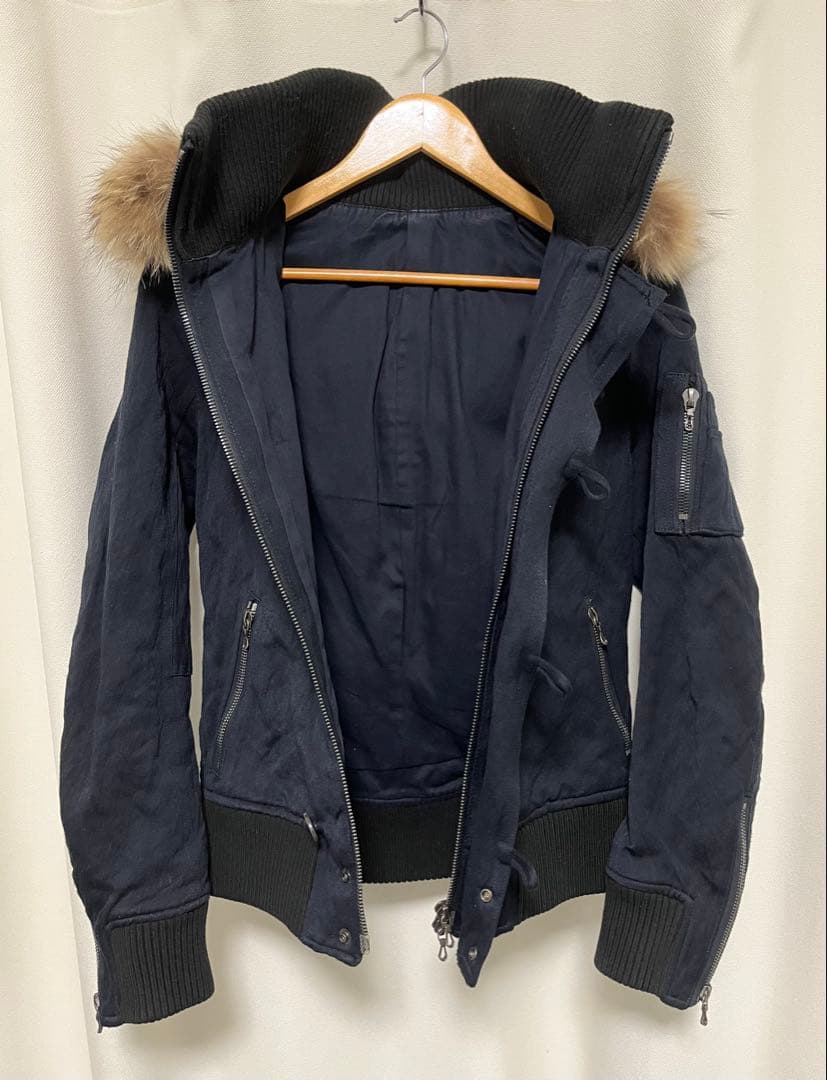 SHELLAC シェラック N/ステンレス高密度ツイルN2B ジャケット 黒48