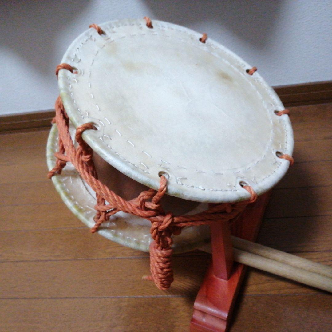 締太鼓 鈴木楽器製作所製 台・バチ付き
