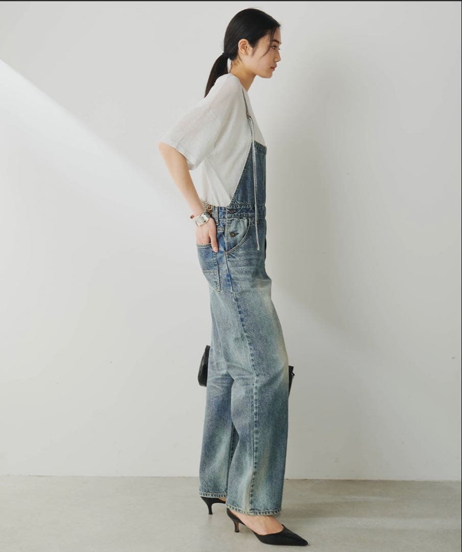 美品 Whim Gazette デニムオールインワン2