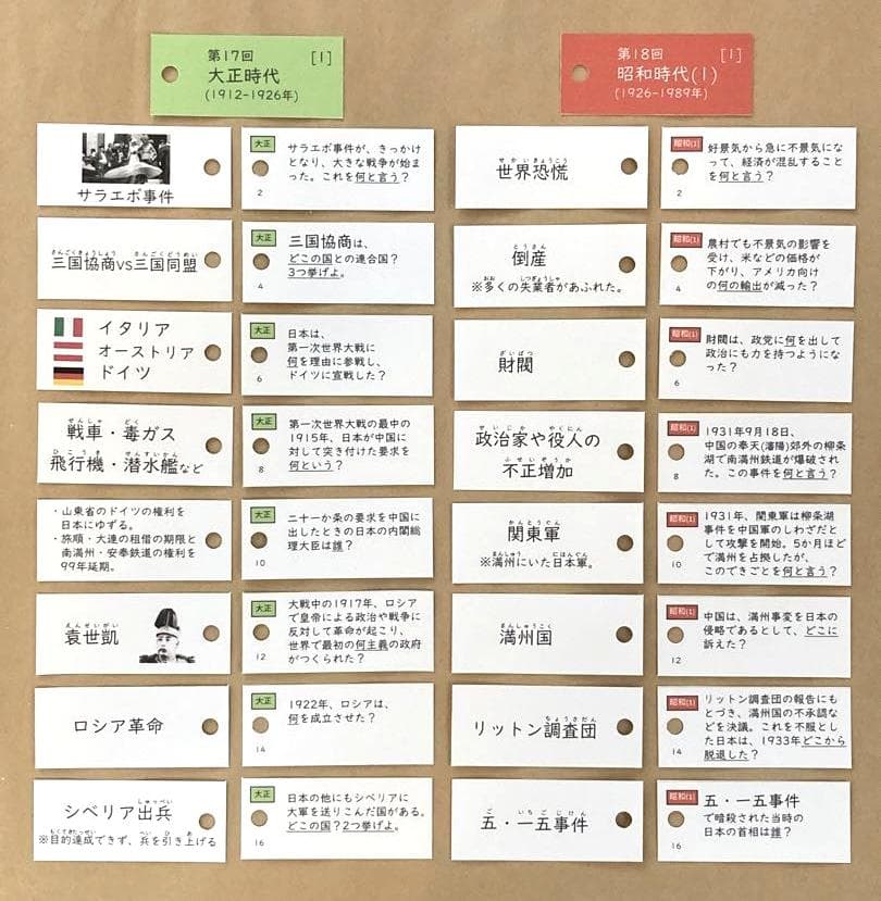 カット済【中学受験】社会 歴史[決定版] 暗記カード 予習シリーズ c