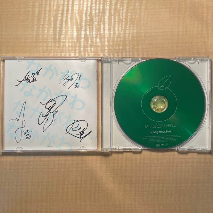 Mrs.GREENAPPLE 「Progressive」サイン入り 2015年