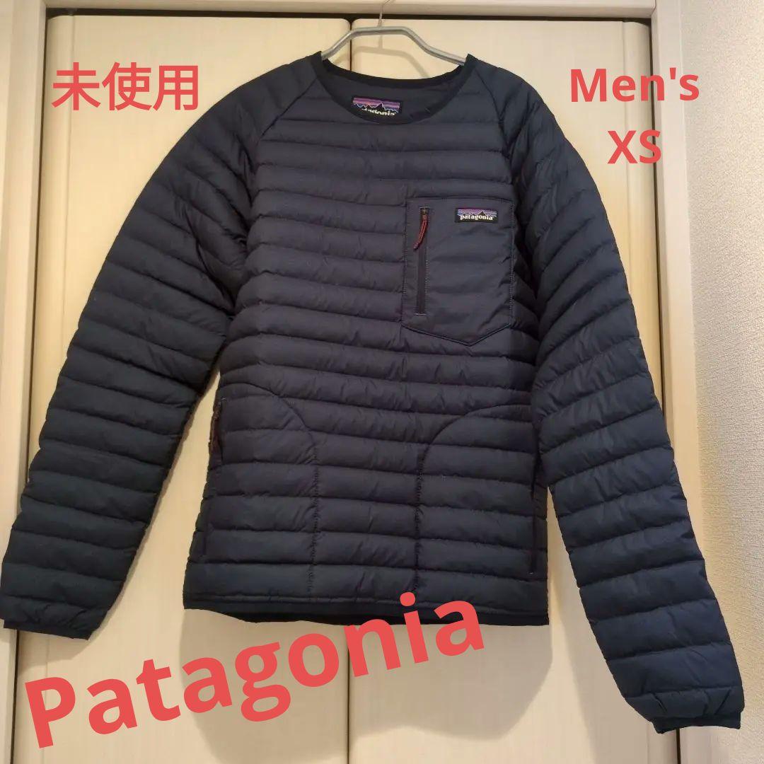 【未使用】パタゴニア サイレントダウンクルー（ネイビー・MEN’S XS）