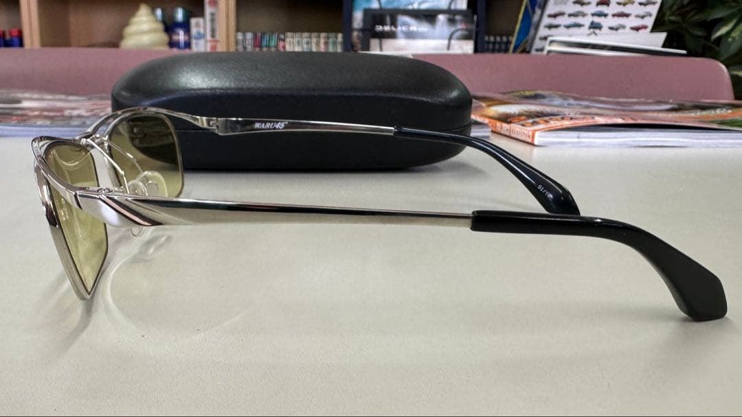 美品　希少　WARU45° SPLASHED サングラス 45 跳ね上げ