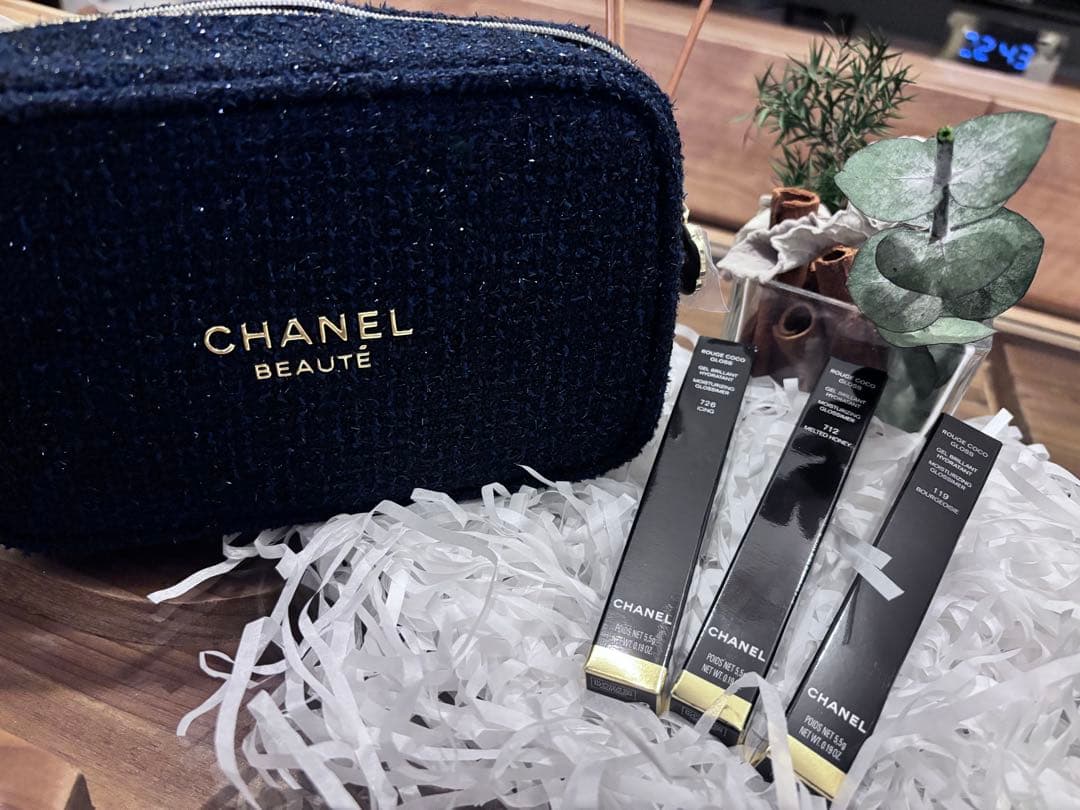 2025 シャネル ルージュ ココ グロス トリオ セット　リデー限定セット