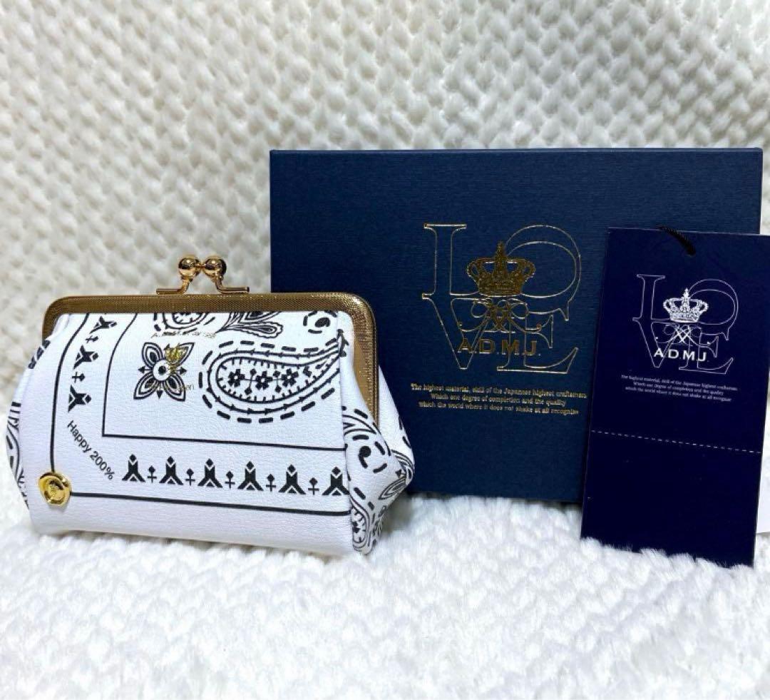 TATSU様 新品】A.D.M.J バンダナ柄 がま口 財布