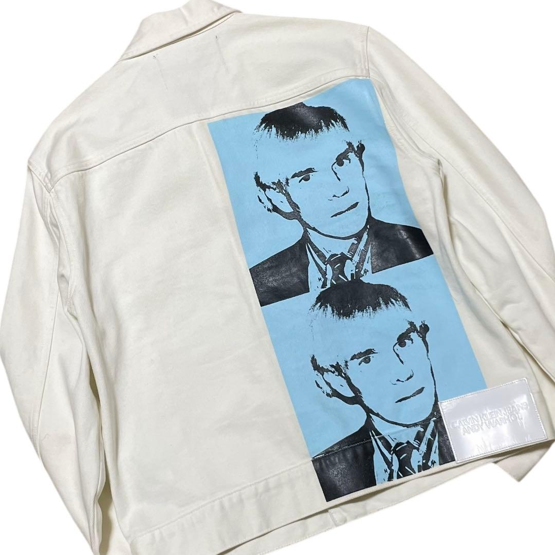  ×アンディーウォーホル デニムジャケット ホワイト M