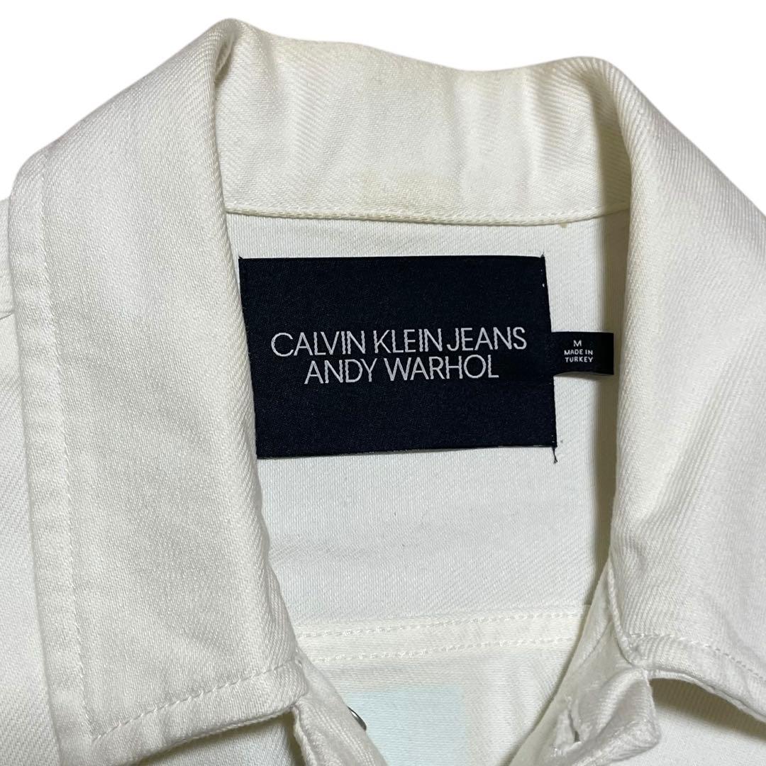  ×アンディーウォーホル デニムジャケット ホワイト M