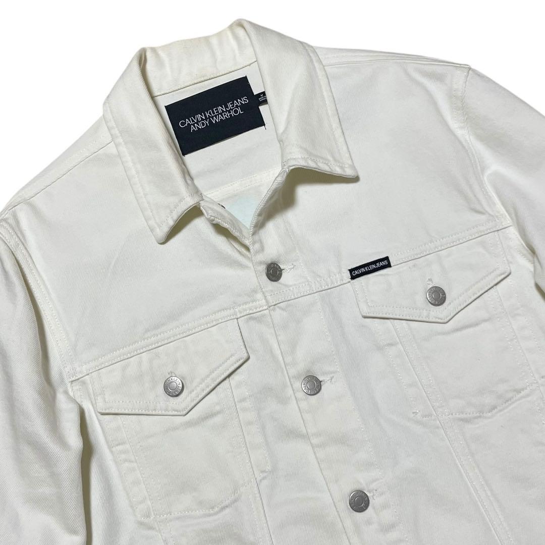  ×アンディーウォーホル デニムジャケット ホワイト M