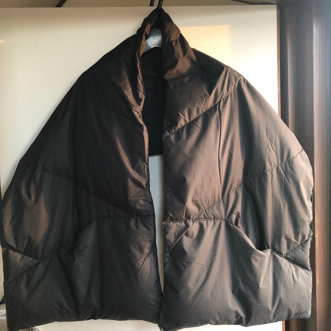 NANGA ダウンポンチョマフラー ブラック